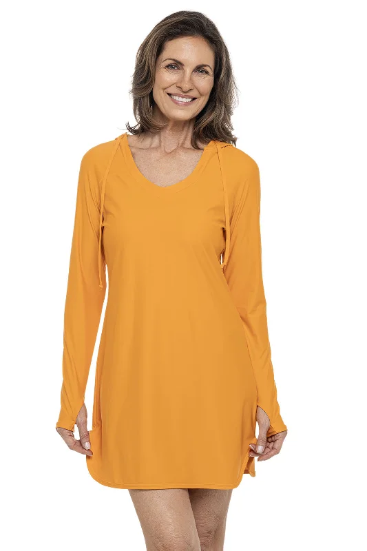 Women's Seacoast Swim Cover-Up Dress | Apricot Crush